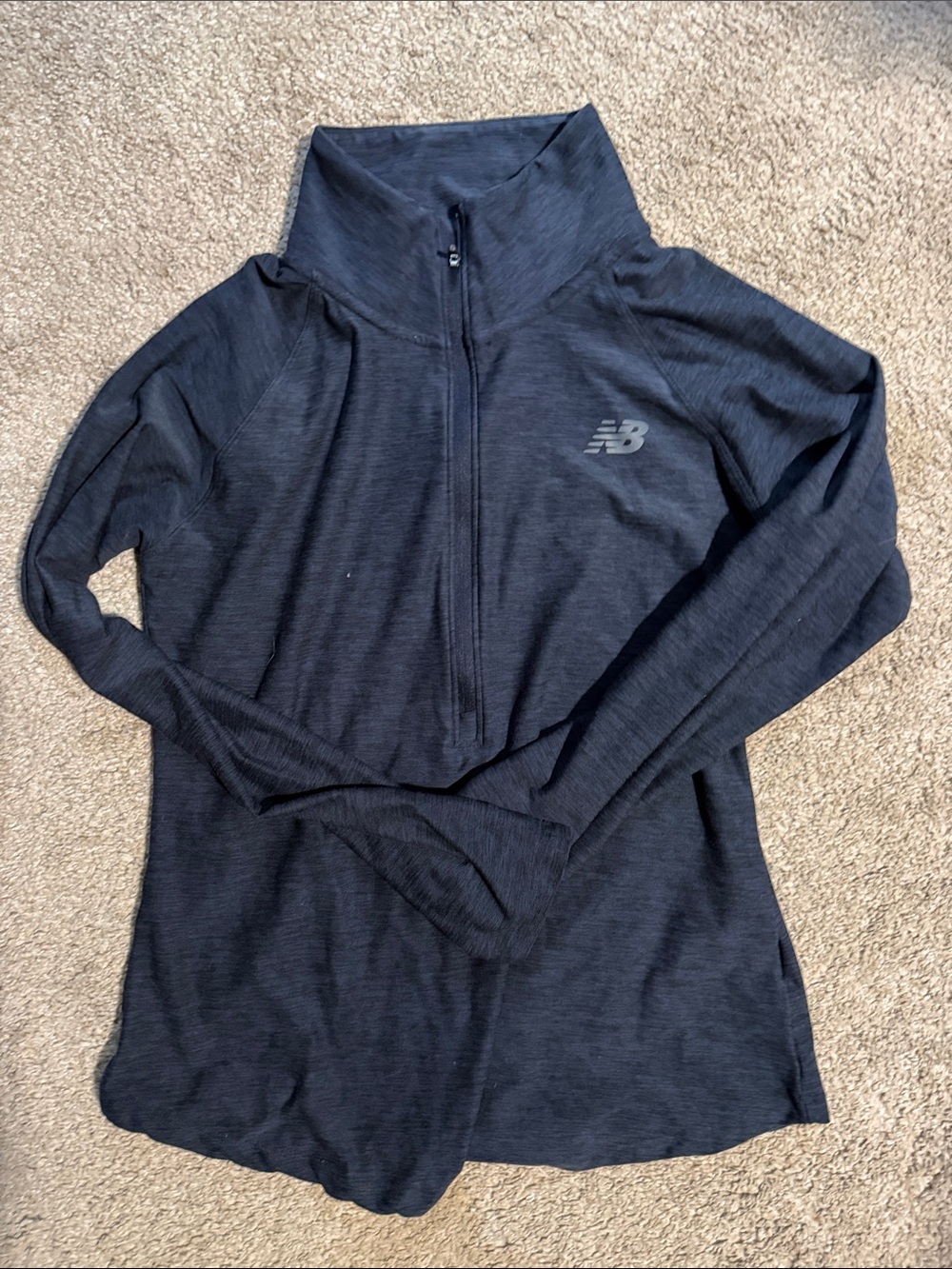 New Balance Dark navy Half-Zip Performance Pullover
